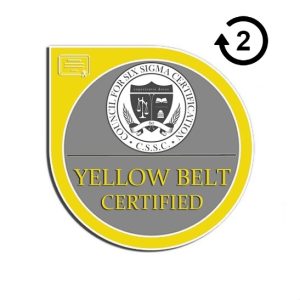 Accredited CSSC Lean Six Sigma Yellow Belt (exam included with retake) – 6 Months Access